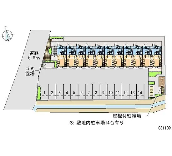 ★手数料０円★久喜市上内　月極駐車場（LP）